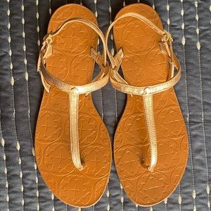 Rose gold Kate Spade sandals. Sz 9